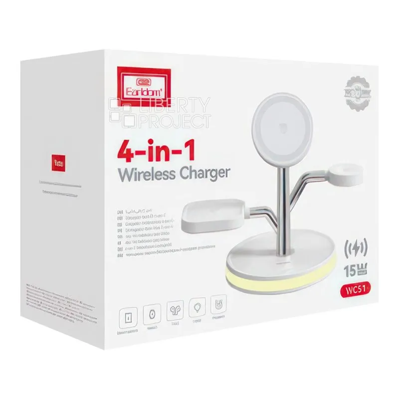 Earldom 4 in 1 Wireless Charger ET-WC51