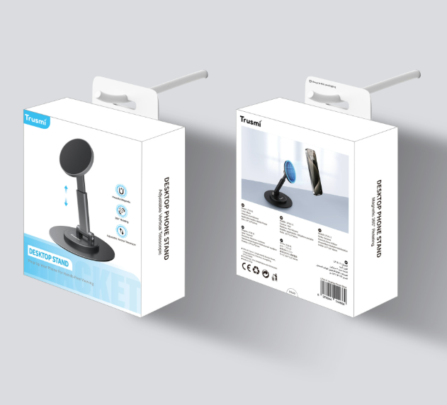 TRUSMI 360 Magnetic Rotating Desktop Phone Stand LP16-11