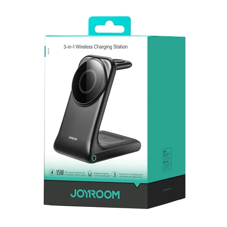 Joyroom 3-in-1 Wireless Charger Black JR-W15