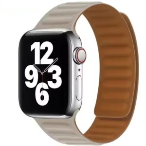 Trusmi Magnetic Silicone Watch Band 38/40/41/42MM Beige