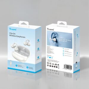 TRUSMI OWS Clip On Wireless Earphone White WS18-012