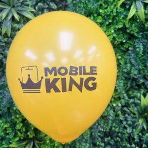 Mobile King Balloons Yellow - Pack of 50