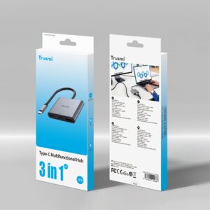 TRUSMI Multifunctional Docking Station Type-C to HDMI + USB3.0 + Type-C PD100W DS01-05