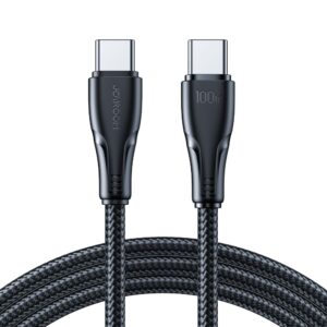 Joyroom Type-C to Type-C 0.25m-Black 60W Fast Charging Data Cable S-A11