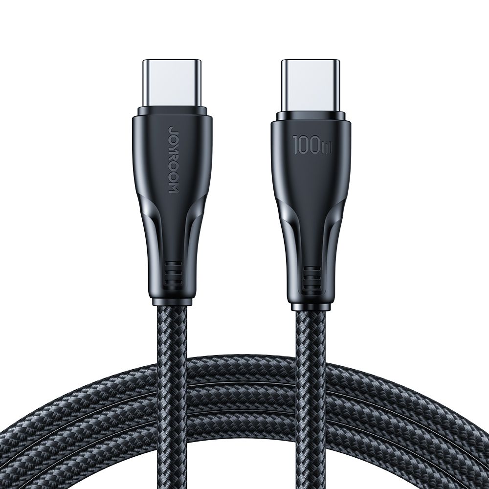 Joyroom Type-C to Type-C 0.25m-Black 60W Fast Charging Data Cable S-A11