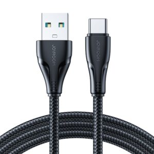 Joyroom USB-A to Type-C 0.25m-Black 3A Fast Charging Data Cable S-A11