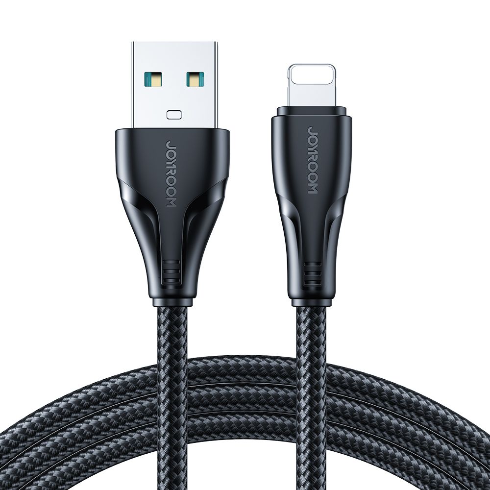 Joyroom USB-A to Lightning 0.25m-Black 3A Fast Charging Data Cable S-A11
