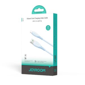 Joyroom USB A to Lightning 1.2m Blue 3A Fast Charging Data Cable S-A59