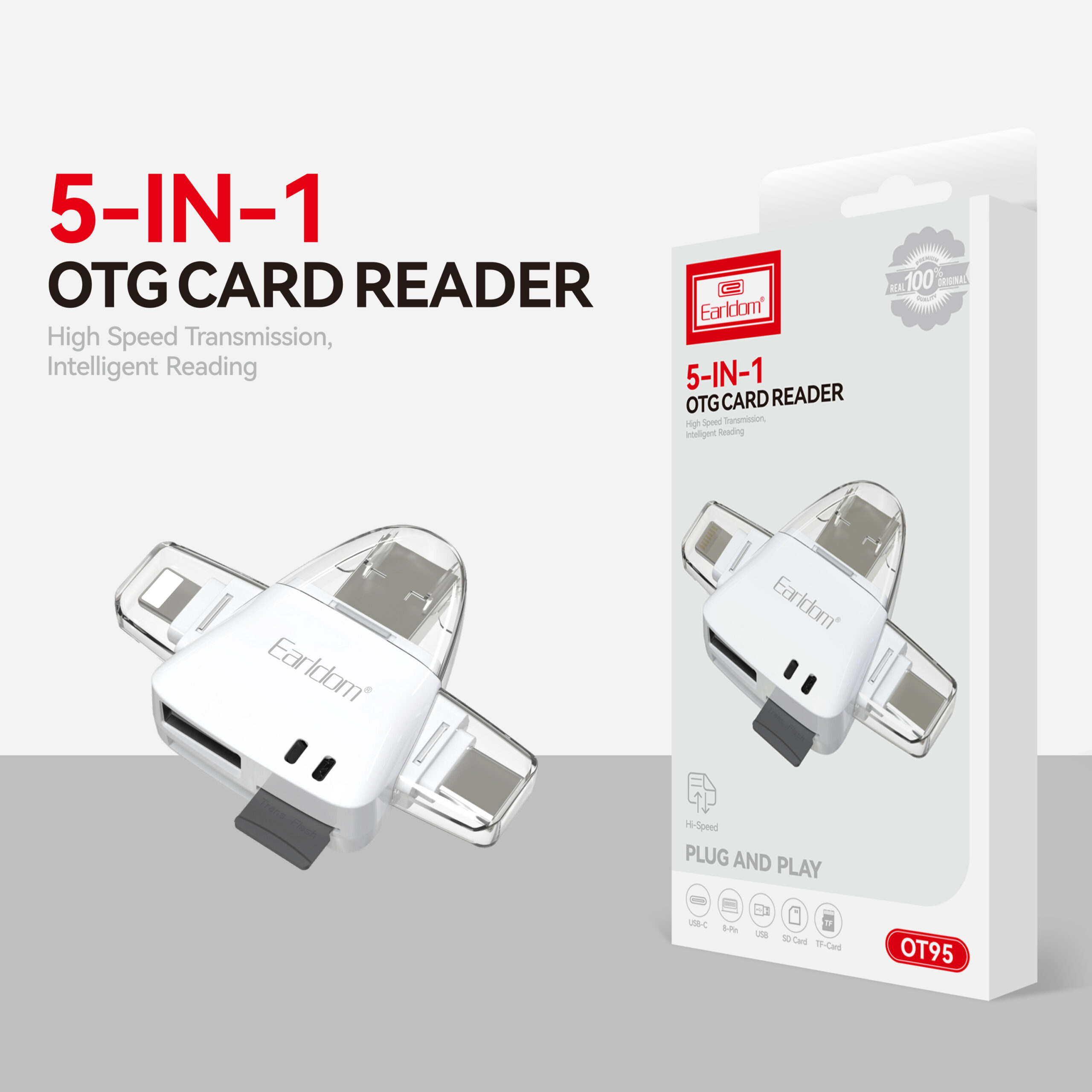 Earldom 6 IN 1 OTG Multifunction ET-OT95