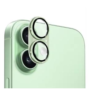 iPhone 17 Camera Glass Protector Full Panel Light Green - Pack of 5