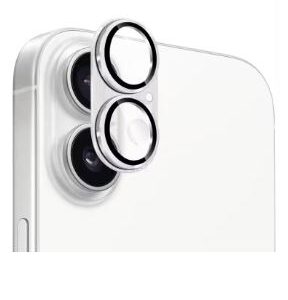 iPhone 17 Camera Glass Protector Full Panel Light Silver - Pack of 5