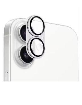 iPhone 17 Camera Glass Protector Full Panel Light Silver - Pack of 5